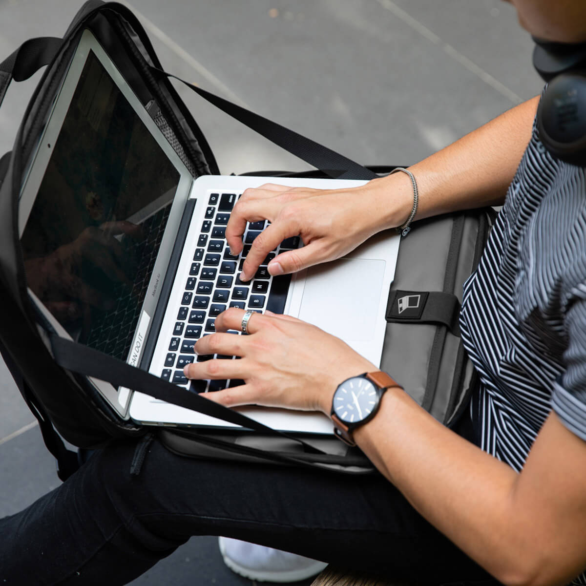Hampton Slim Laptop Briefcase