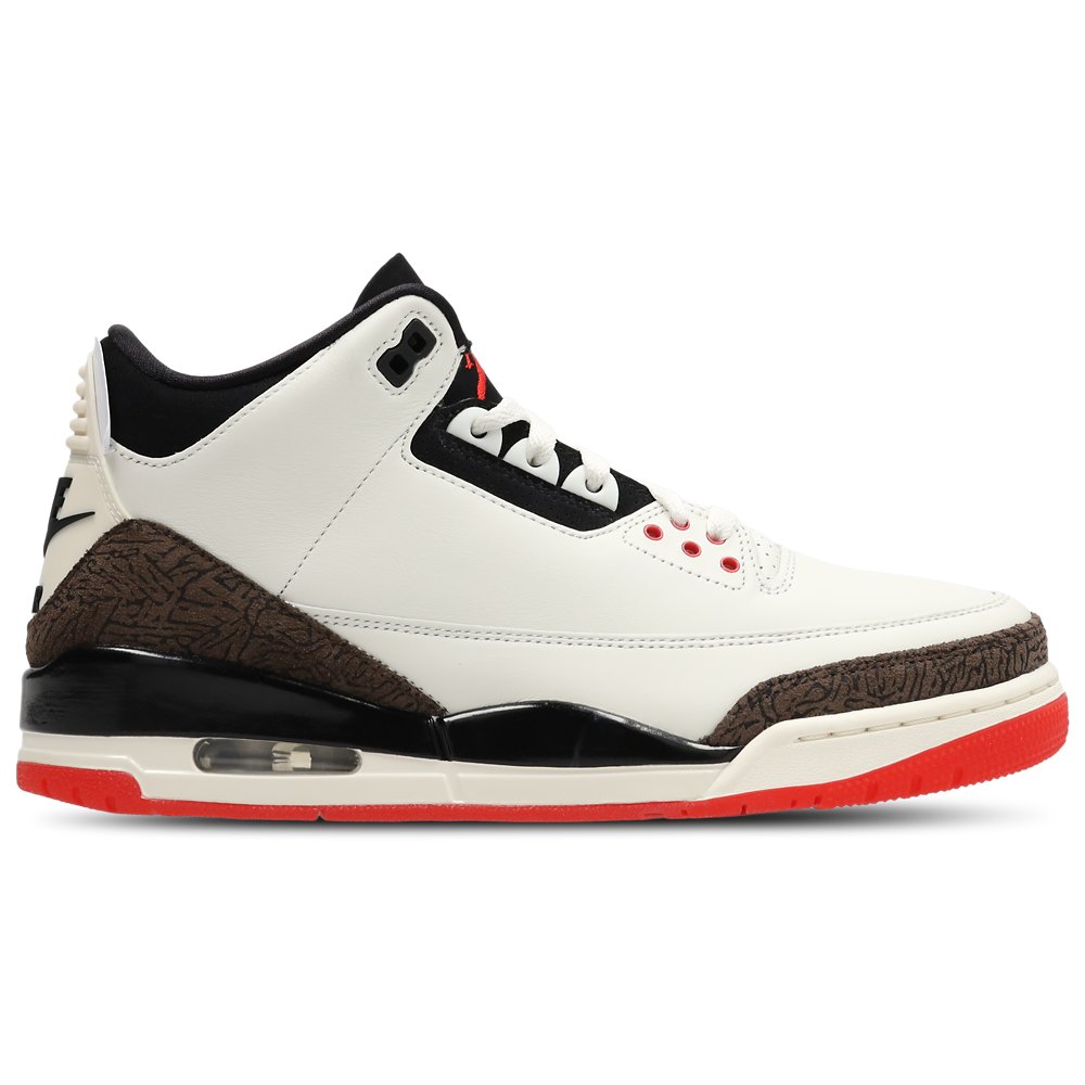 Jordan Jordan 3 Retro in Sail / Black / University Red