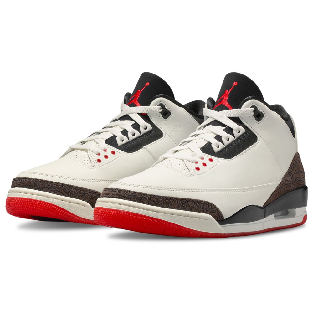 Jordan Jordan 3 Retro in Sail / Black / University Red