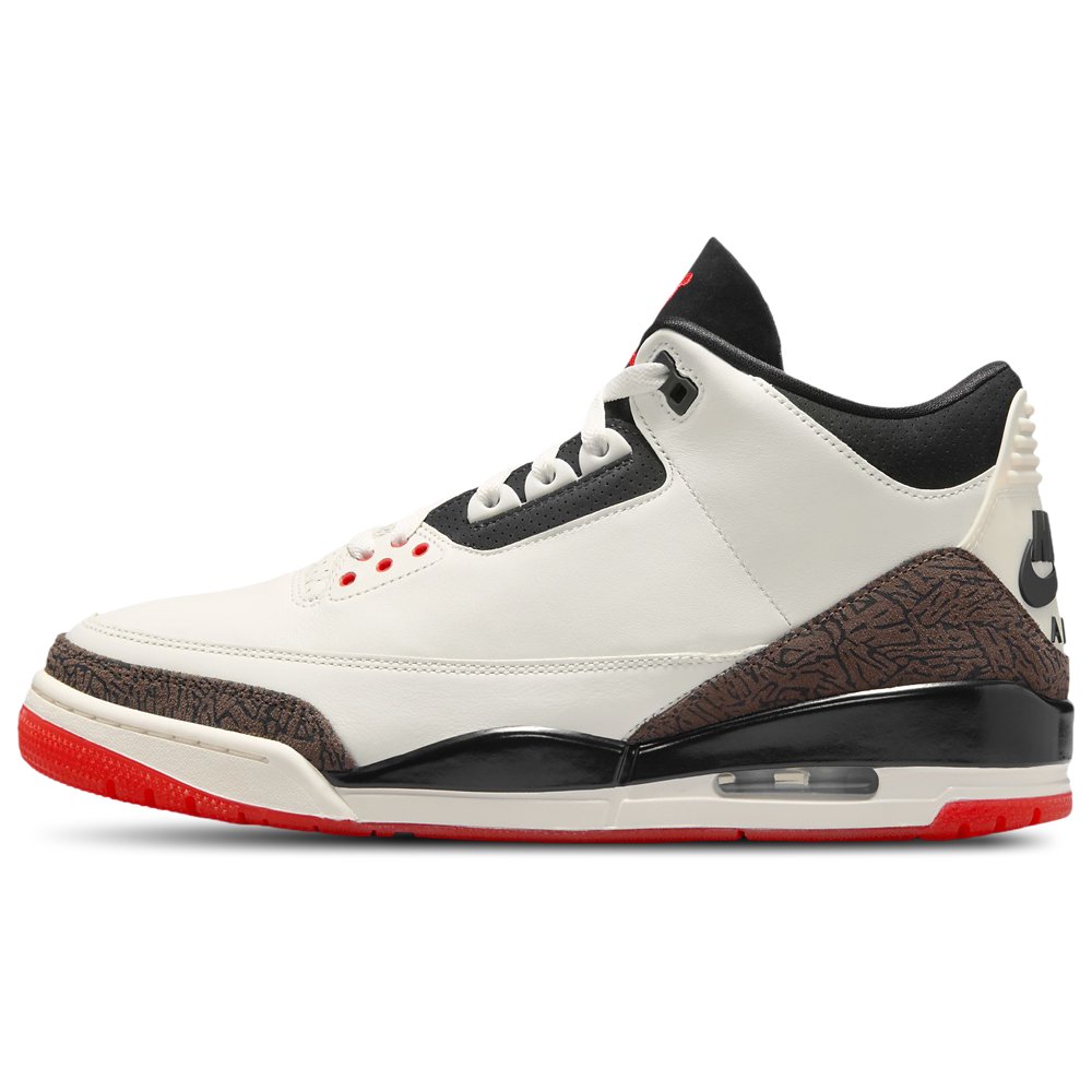 Jordan Jordan 3 Retro in Sail / Black / University Red