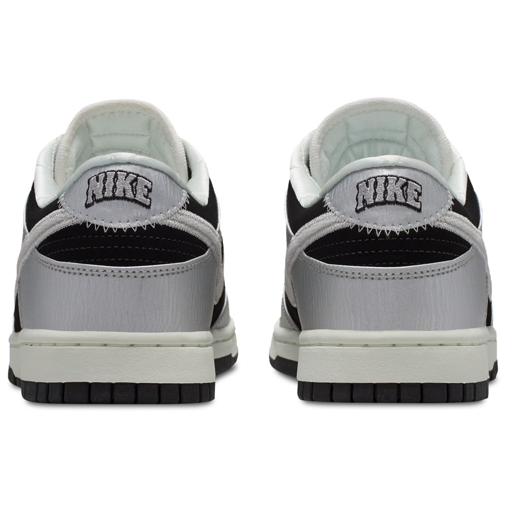 Nike Nike Dunk Low in Metallic Silver / Metallic Silver / Black