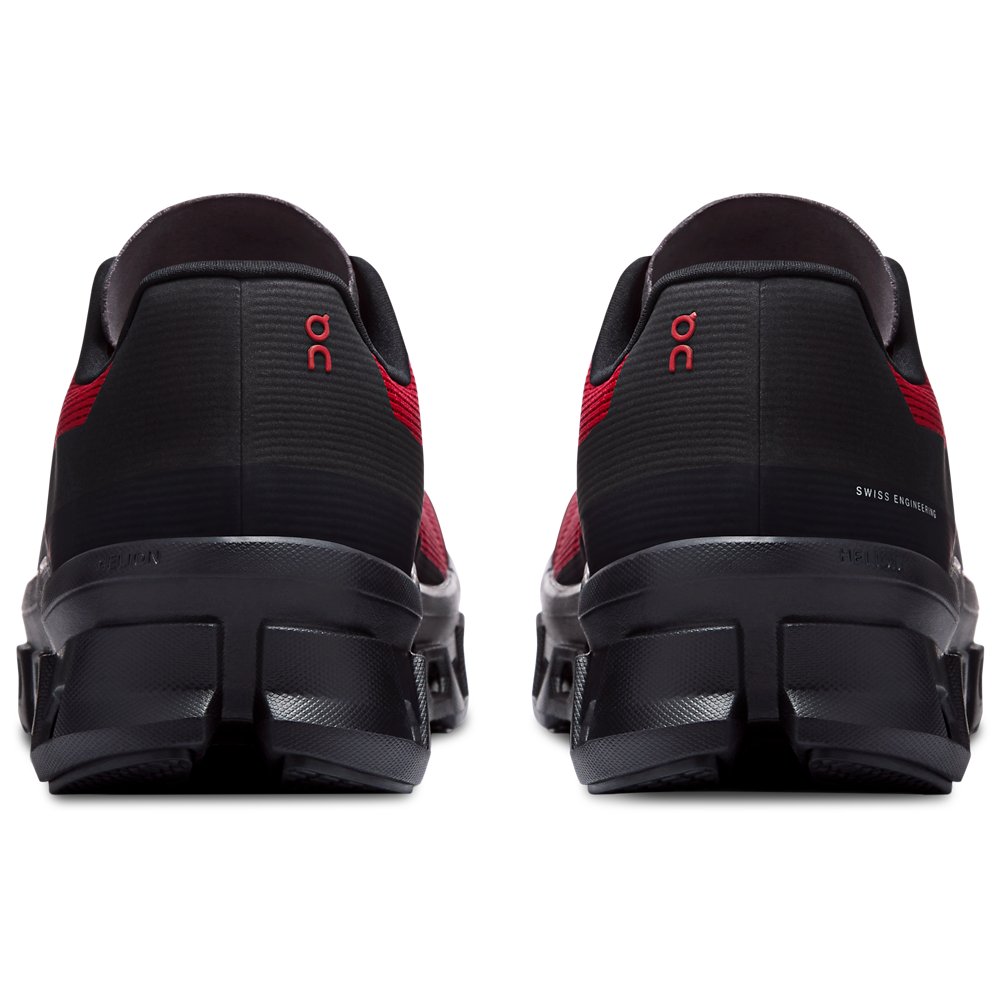 On On Cloudmonster Void in Red / Black