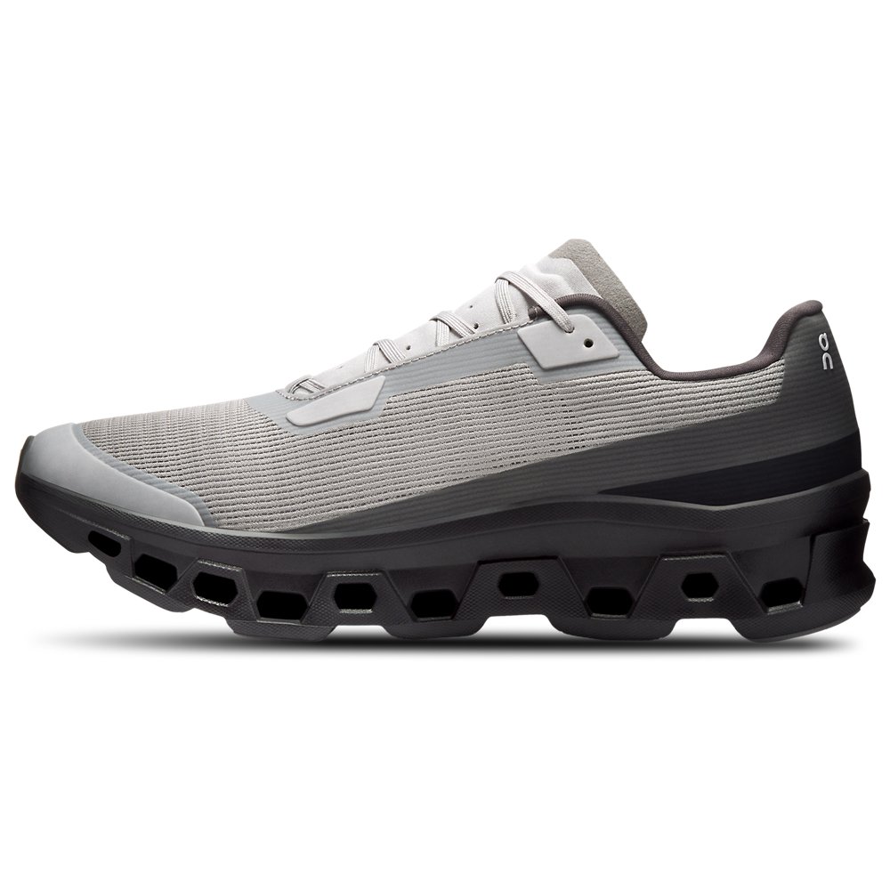 On On Cloudmonster Void in Grey / Grey