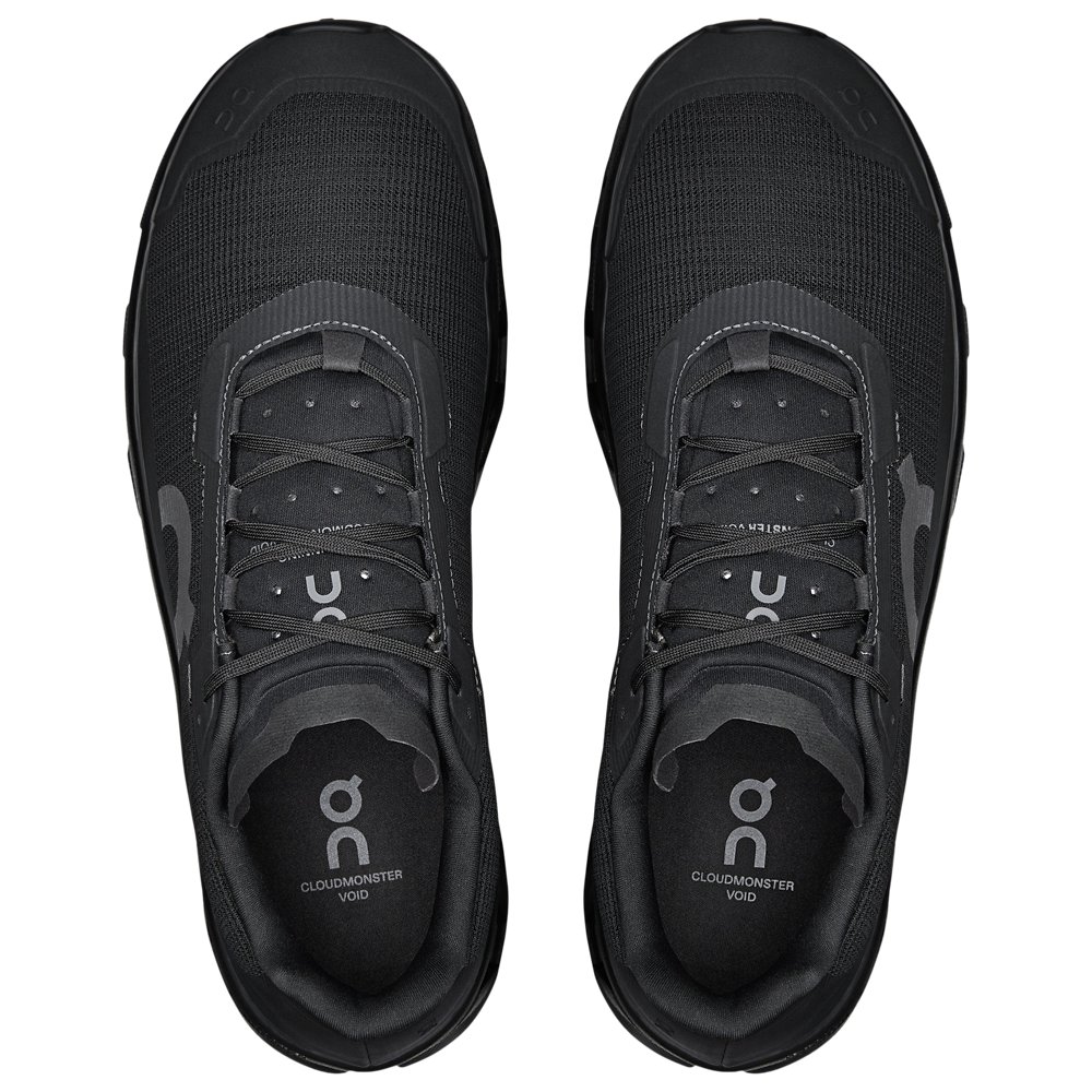 On On Cloudmonster Void in Black / Black