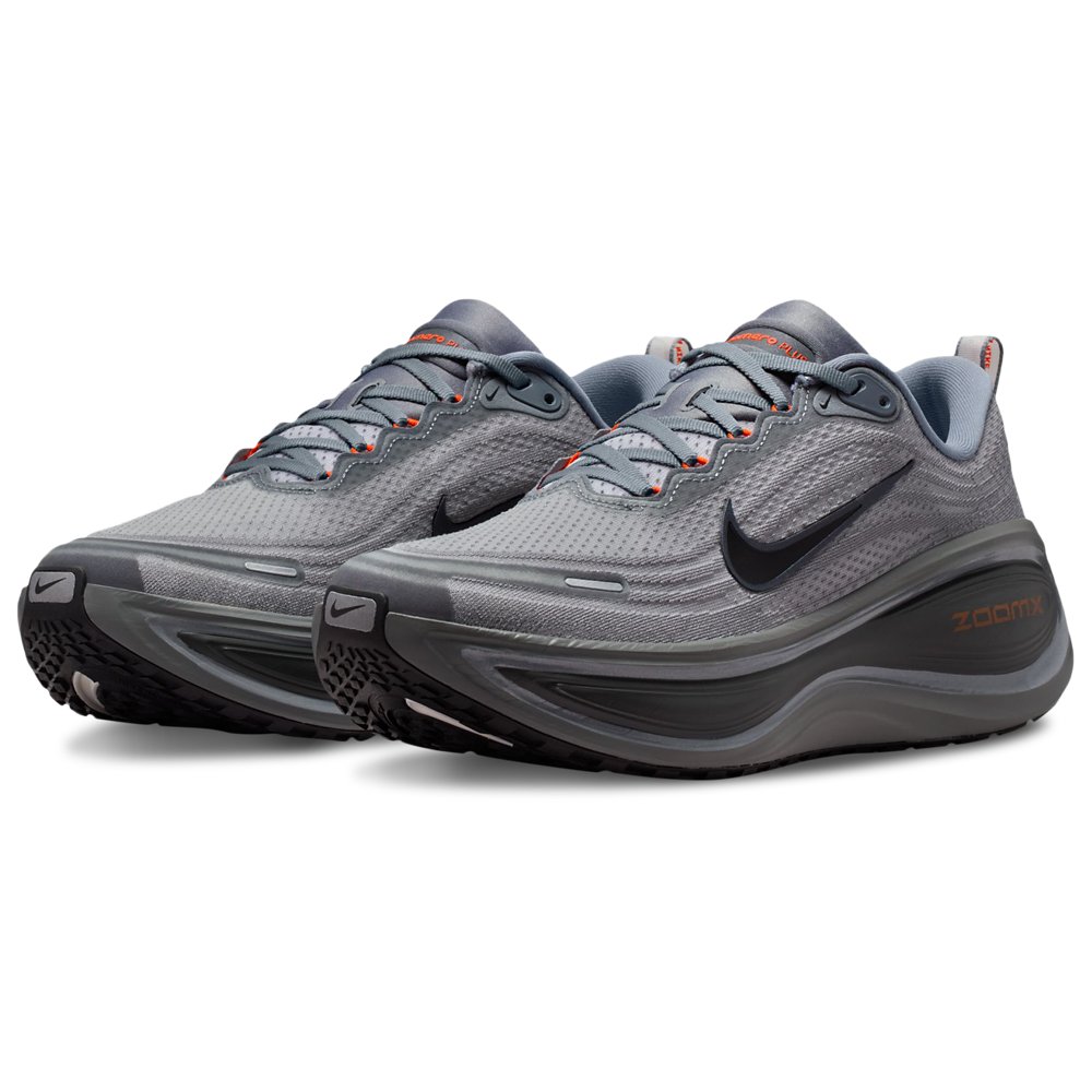 Nike Nike Vomero Plus in Cool Grey / Black / Safety Orange