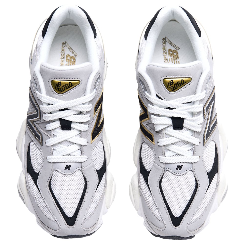 New Balance New Balance 9060 in White / Raincloud / Gold Metallic
