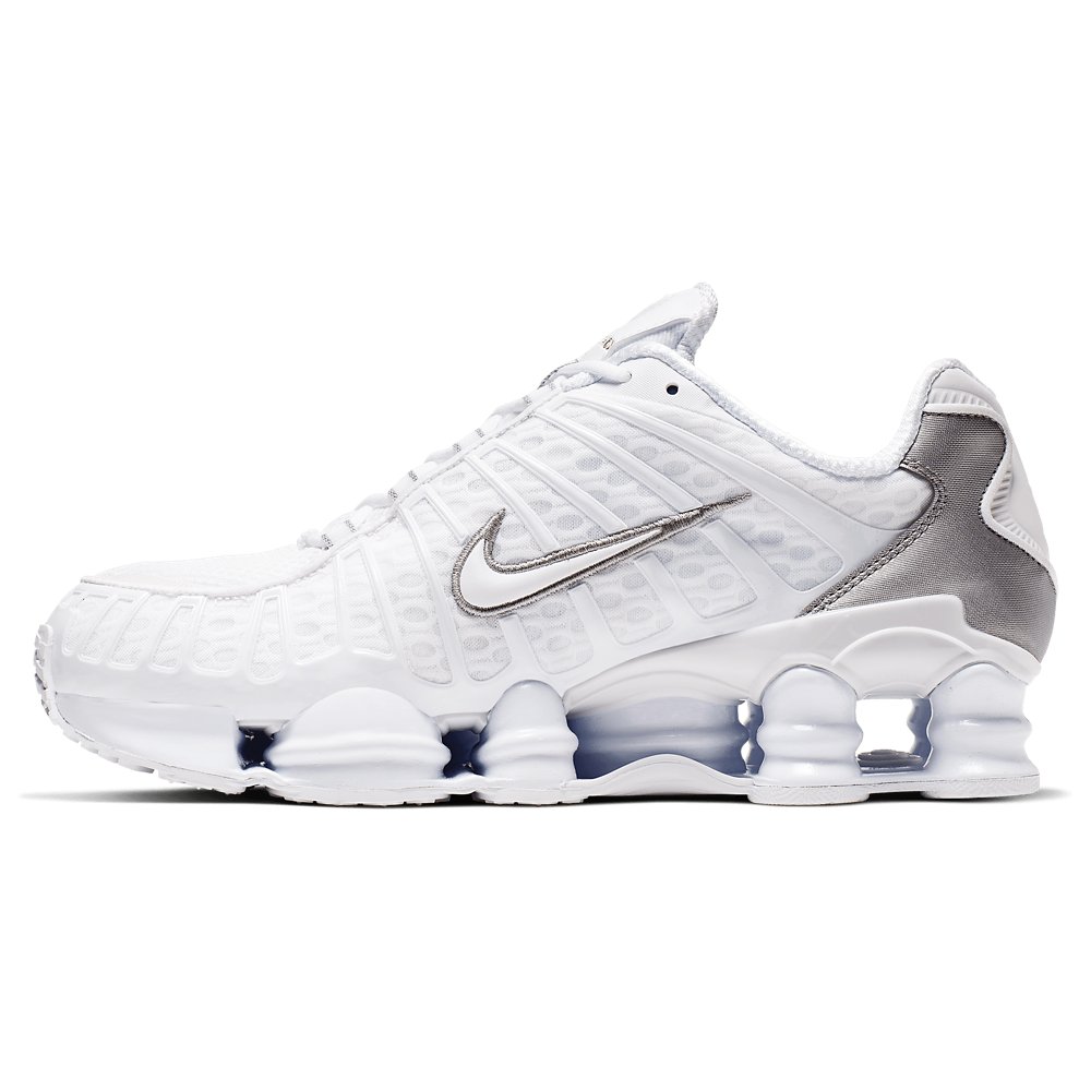 Nike Nike Shox TL in White / White / Metalic Silver