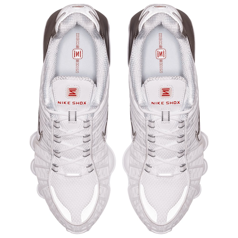 Nike Nike Shox TL in White / White / Metalic Silver