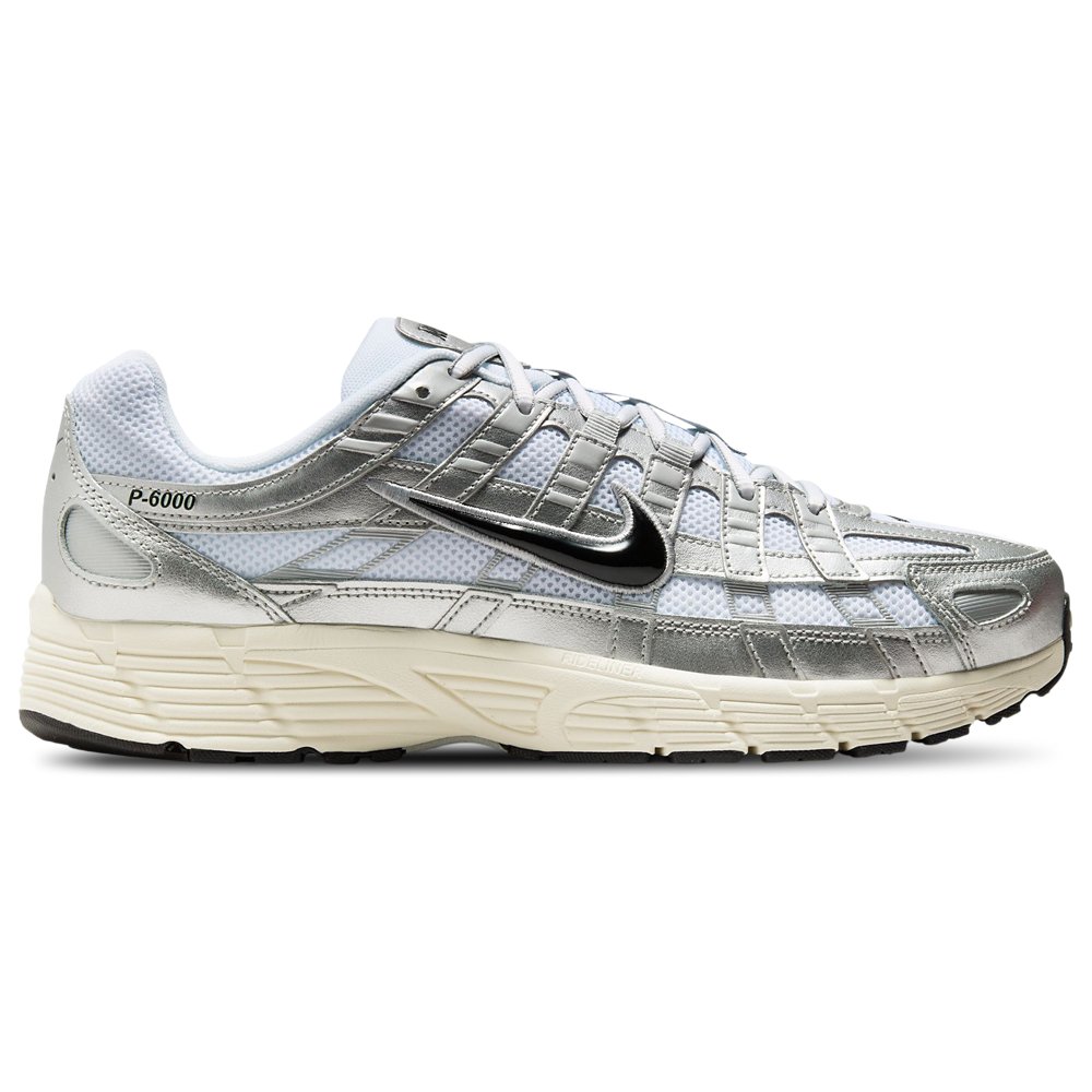 Nike Nike P-6000 in White / Black / Mtlc Silver