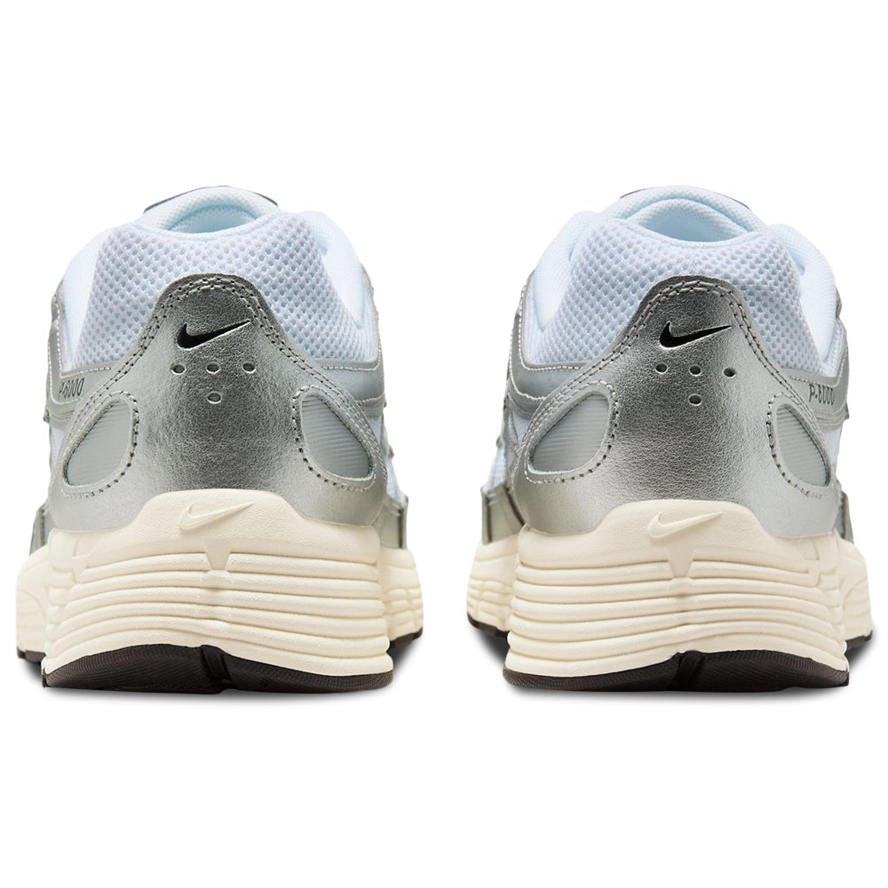 Nike Nike P-6000 in White / Black / Mtlc Silver