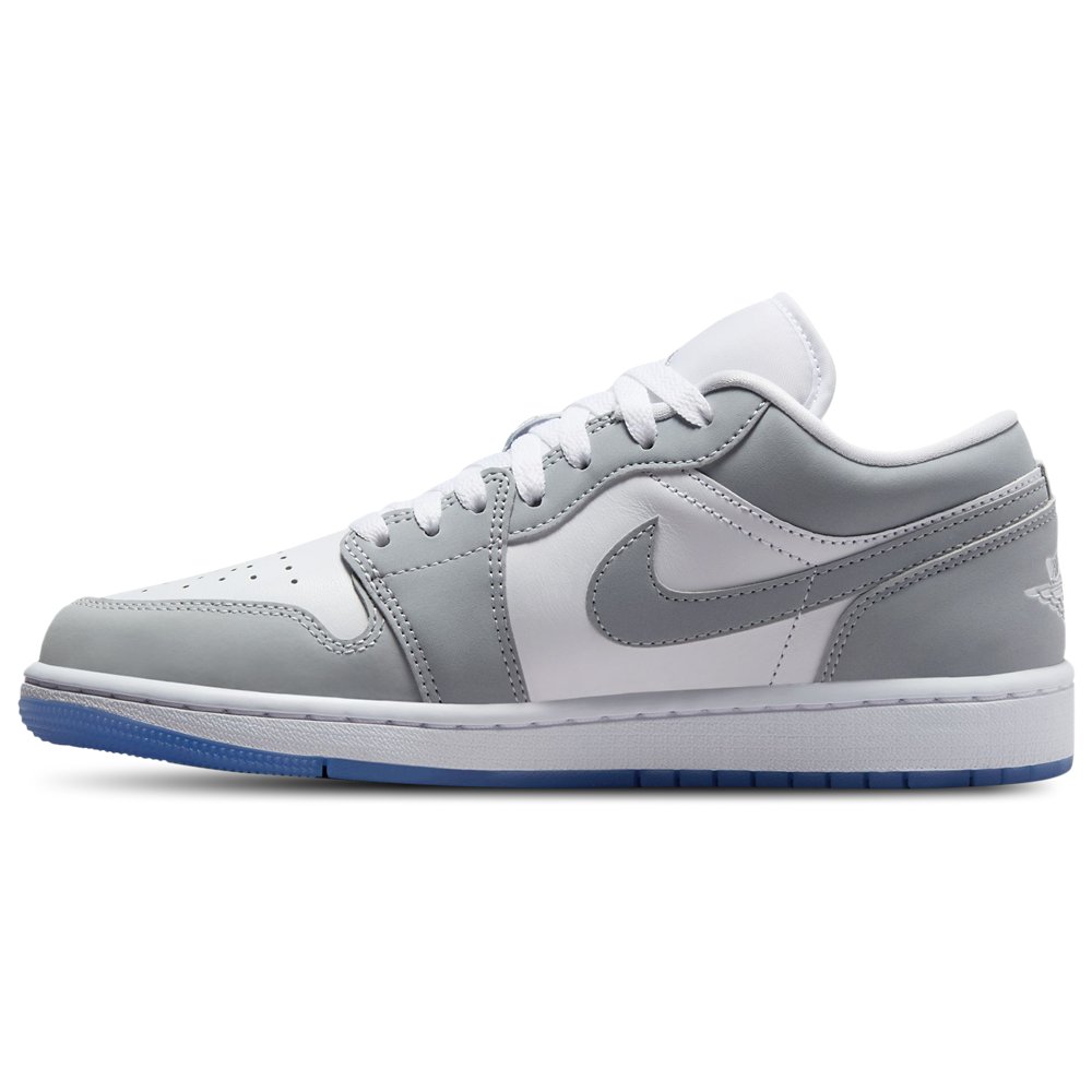 Jordan Jordan 1 Low in White / Wolf Grey / Aluminum