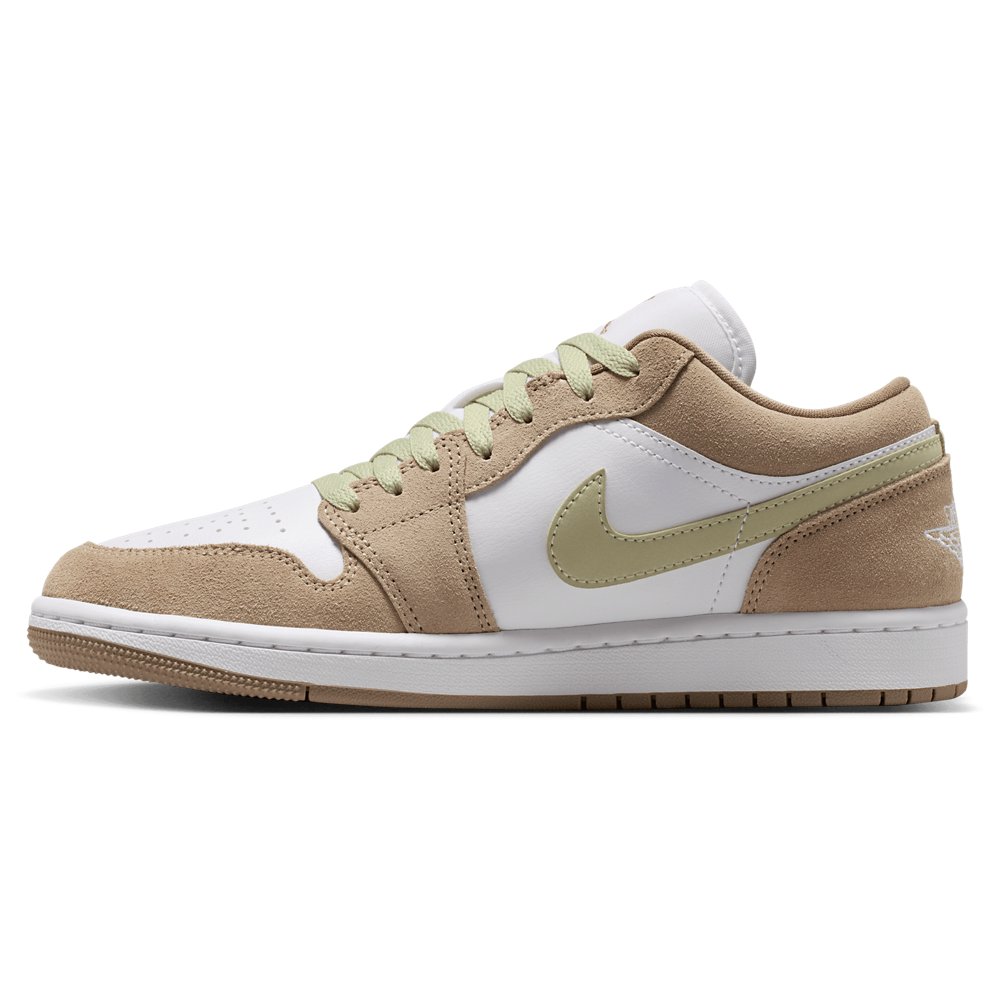 Jordan Jordan 1 Low in Khaki / White / Olive Aura