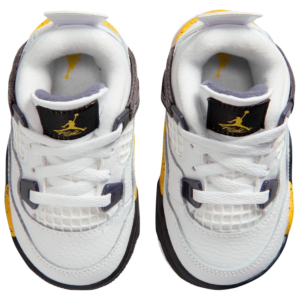 Jordan Jordan 4 Retro in White / Tour Yellow / Dark Blue Grey