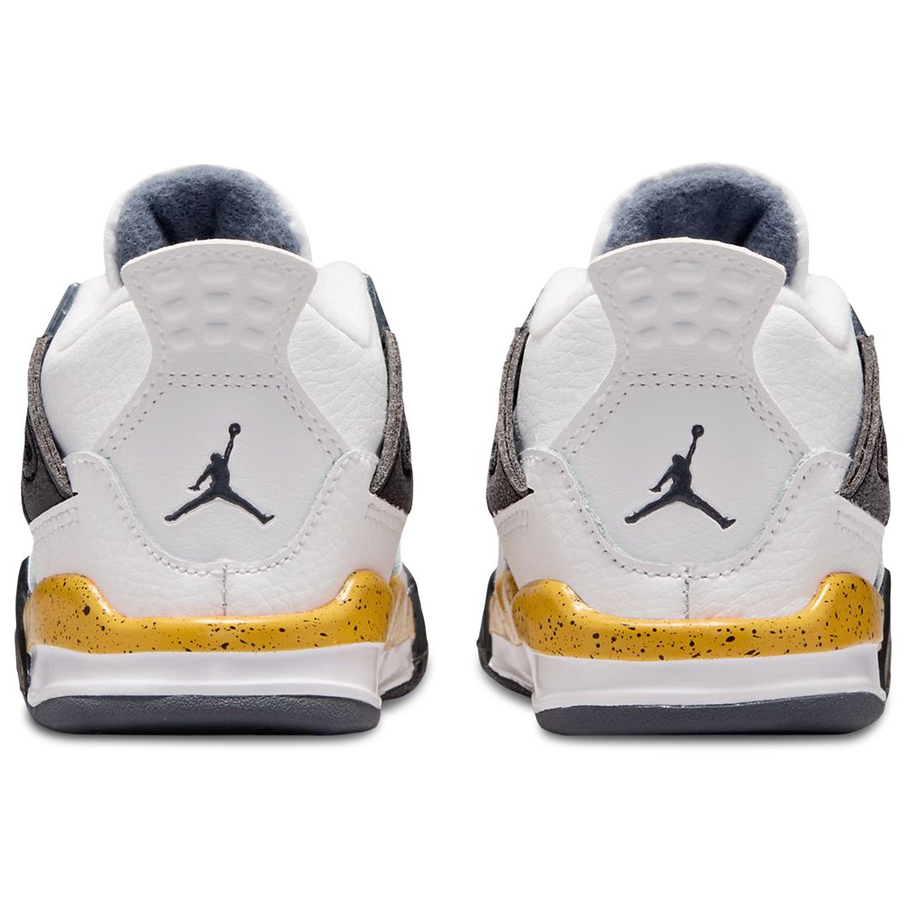 Jordan Jordan 4 Retro in White / Tour Yellow / Dark Blue Grey