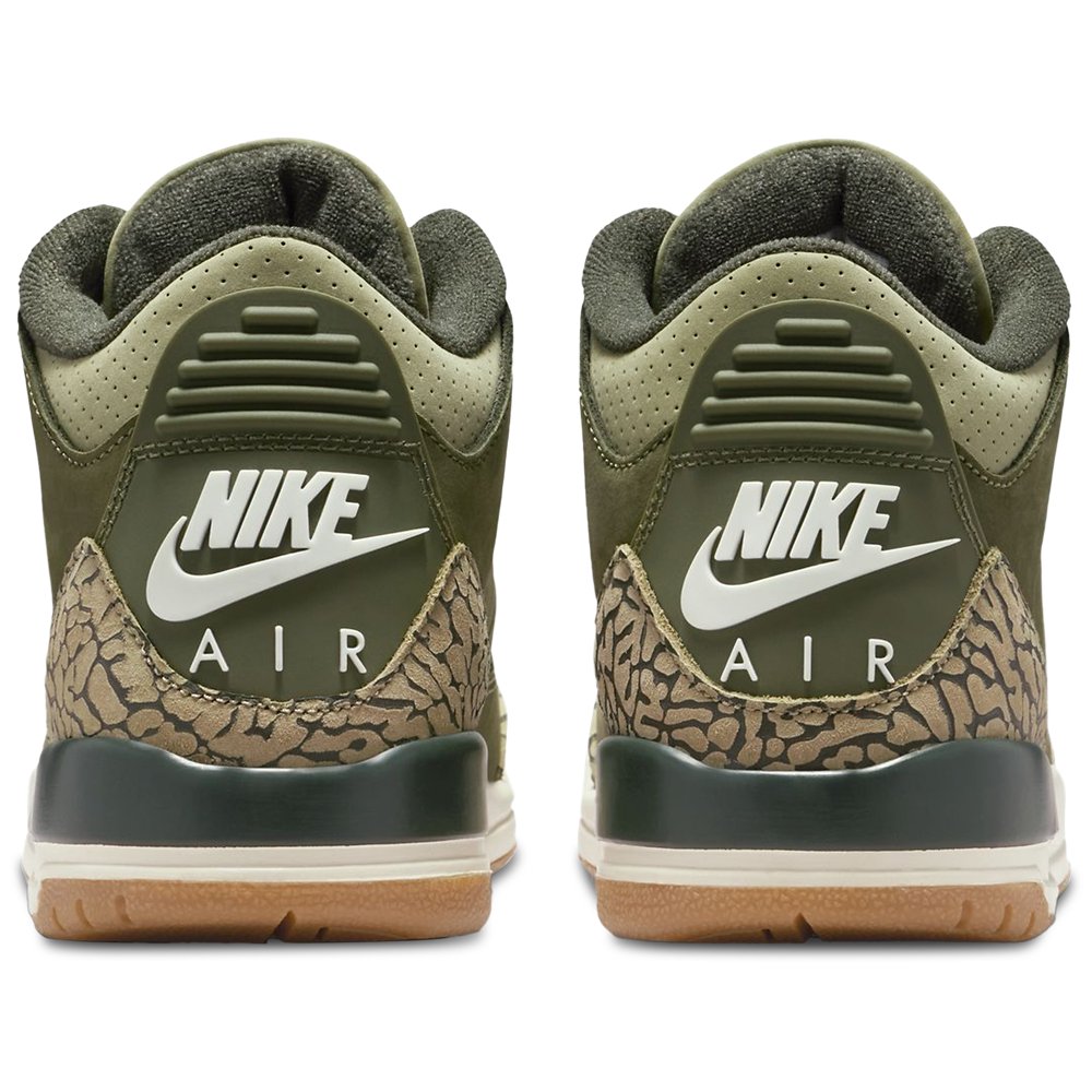 Jordan Jordan 3 Retro in Medium Olive / Sequoia / Neutral Olive