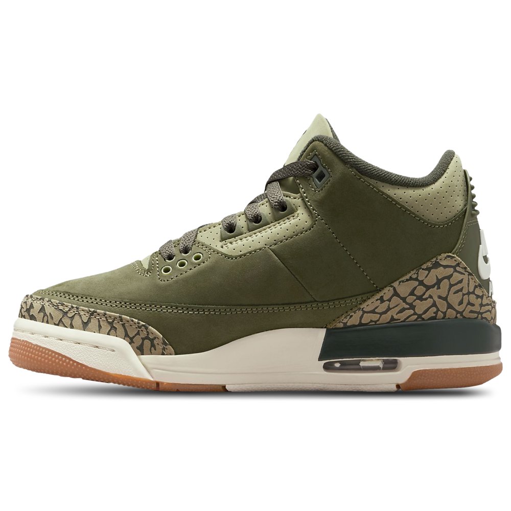 Jordan Jordan 3 Retro in Medium Olive / Sequoia / Neutral Olive