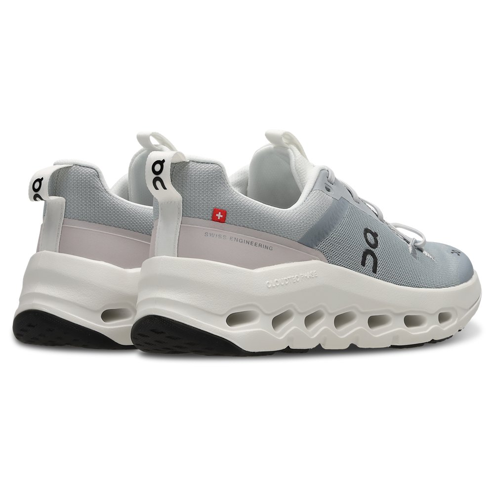 On On Cloudleap in Glacier / White