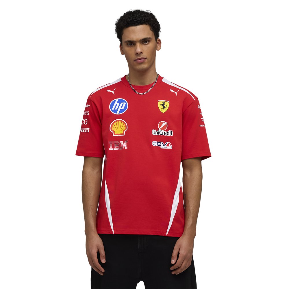Puma Puma x Scuderia Ferrari HP Replica Drivers Tee in Puma Red