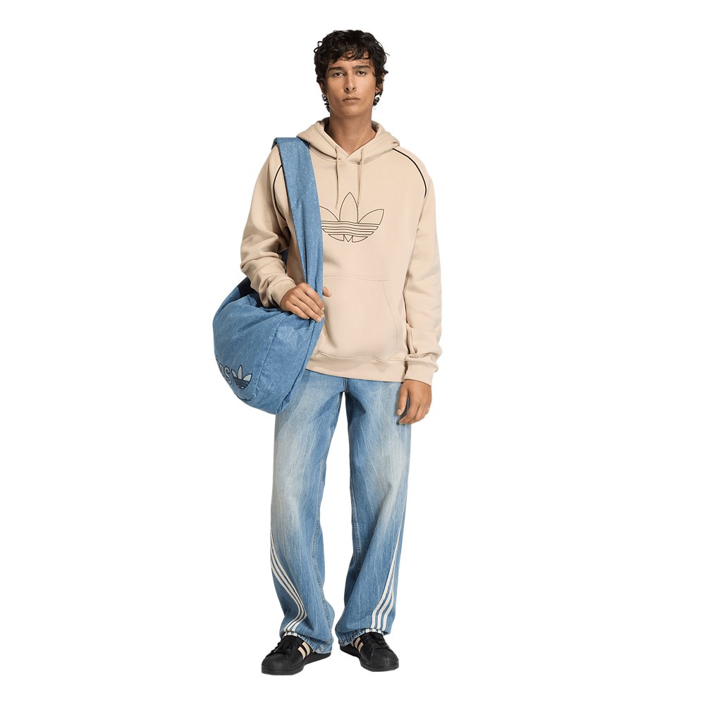 adidas adidas Superstar Hoodie in Stone Khaki