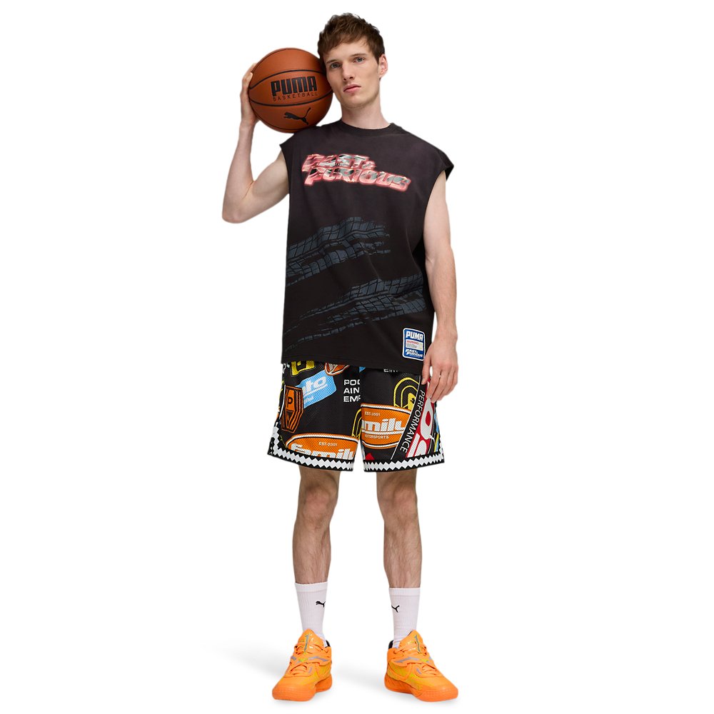 Puma Puma Fast & Furious Rev Mesh Short 6In in Puma Black