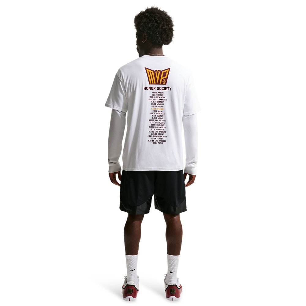 Nike Nike Men's Basketball LBJ 'Honour Society' T-Shirt in White