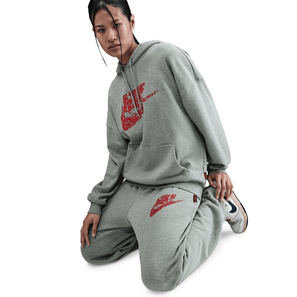 Nike Nike x Stranger Things Oversized Pants in Dk Grey Heather / Lt Smoke Grey