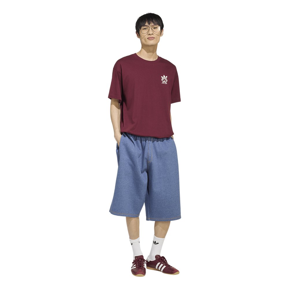 adidas adidas Originals Surf Shop Tee in Shadow Red