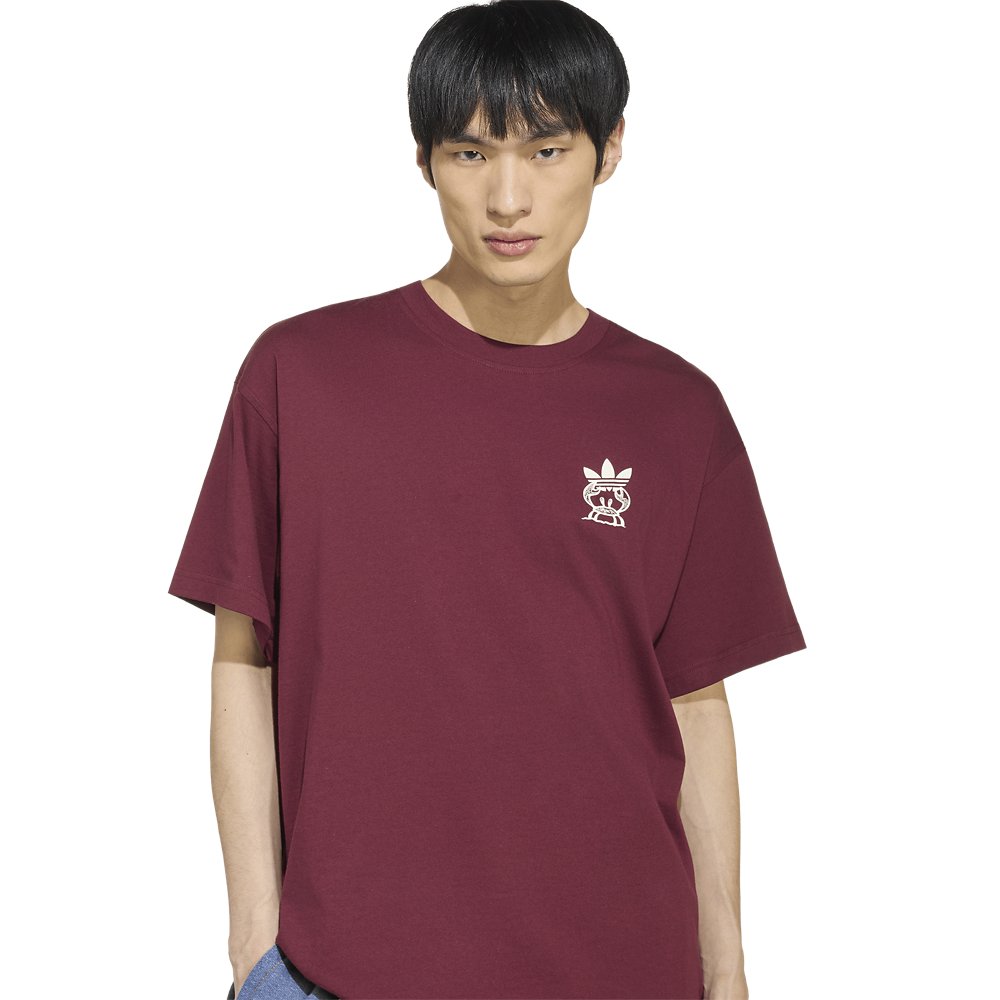 adidas adidas Originals Surf Shop Tee in Shadow Red