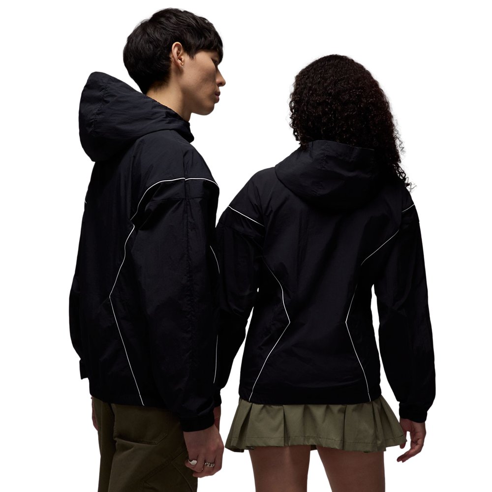 Jordan Jordan Lightweight Draft Jacket in Black / Black / (White)