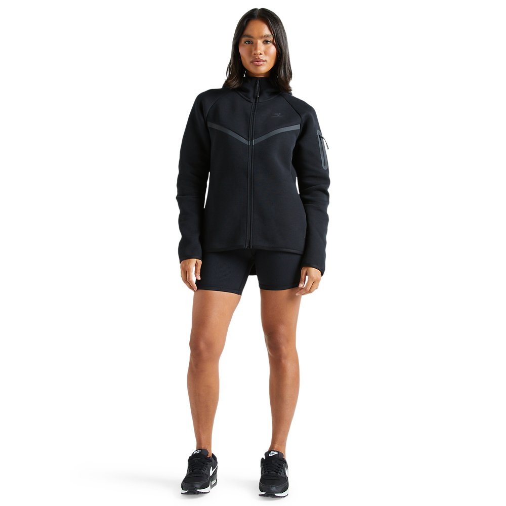 Nike Nike Tech Fleece Oversized Full-Zip Hoodie in Black