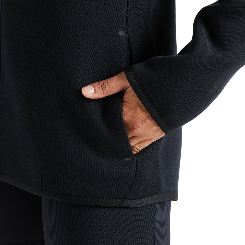 Nike Nike Tech Fleece Oversized Full-Zip Hoodie in Black