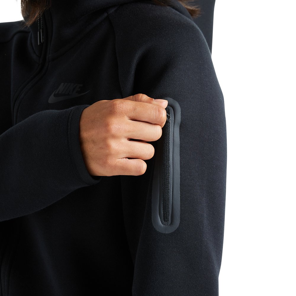 Nike Nike Tech Fleece Oversized Full-Zip Hoodie in Black