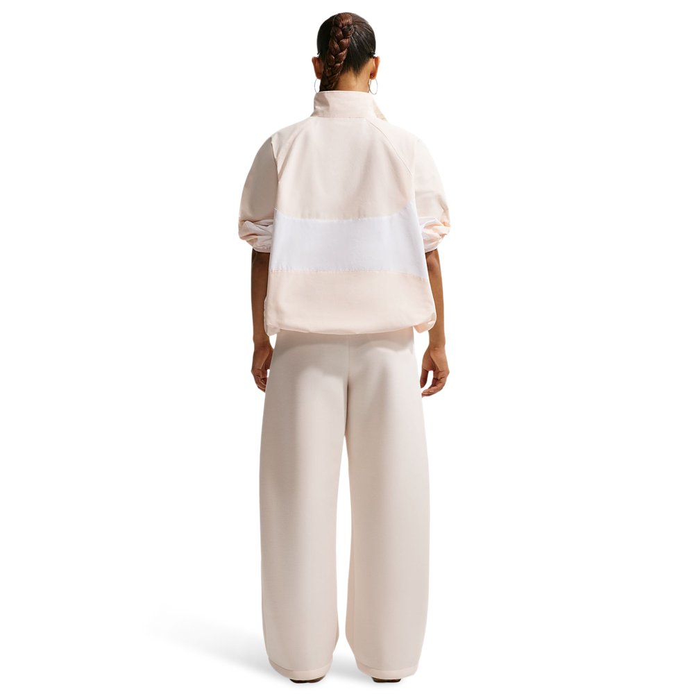 Nike Nike Sportwear Oversized 1/4-Zip Jacket in Chalk / White / Arctic Orange
