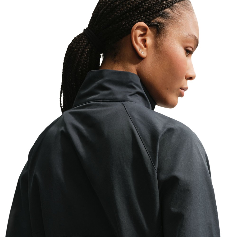 Nike Nike Sportwear Oversized 1/4-Zip Jacket in Black / Black / Chalk
