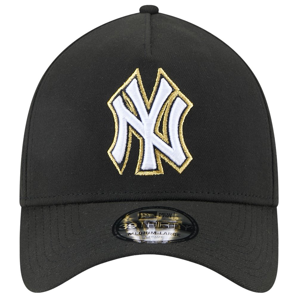New Era New Era 39THIRTY A-Frame Cap Small-Medium in Black / Gold (9100)