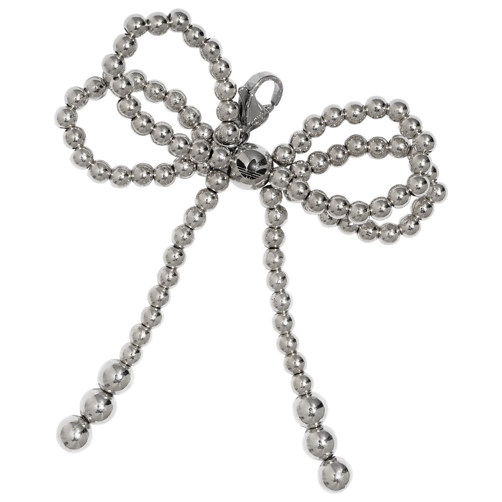 adidas adidas Originals Ribbon Laces & Charms in Black / Black
